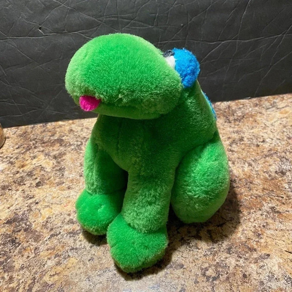 Vintage 1998 Little Coddler Green Frog Plush - Picture 1 of 5